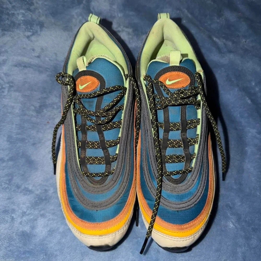 Nike Air Max 97 multicoloured trainers. Men Size US 8